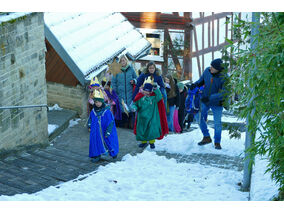 Aussendung der Sternsinger in Naumburg (© Karl-Franz Thiede)